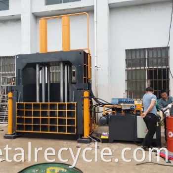 Y82-250 Vertical Aluminum Profile Cardboard Paper Baler